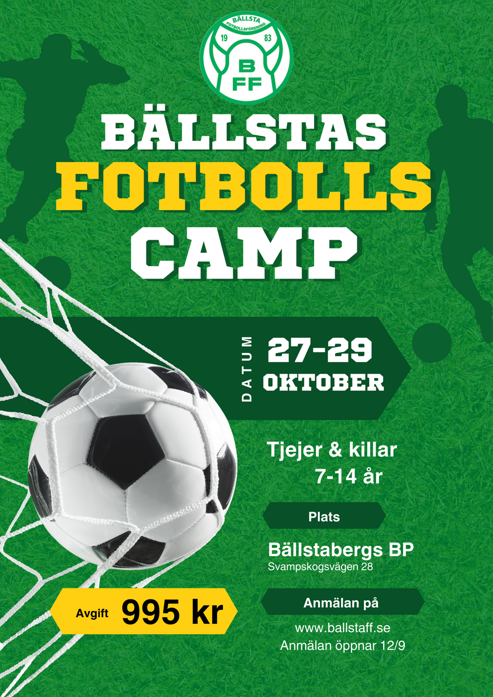 Fotbollscamp  höstlov 2025